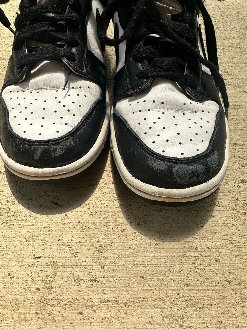 Nike panda dunks size 6